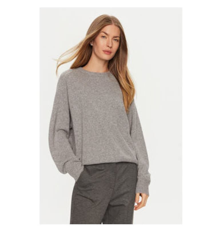 Дамски пуловер -  304899676 - Кашмир - Един размер INTL - Сив VICOLO