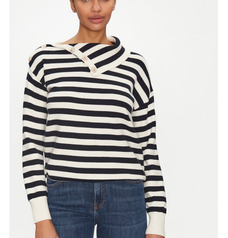 Дамски пуловер -  305253231 - Вискоза/Полиестер - Черен - Черен Morgan