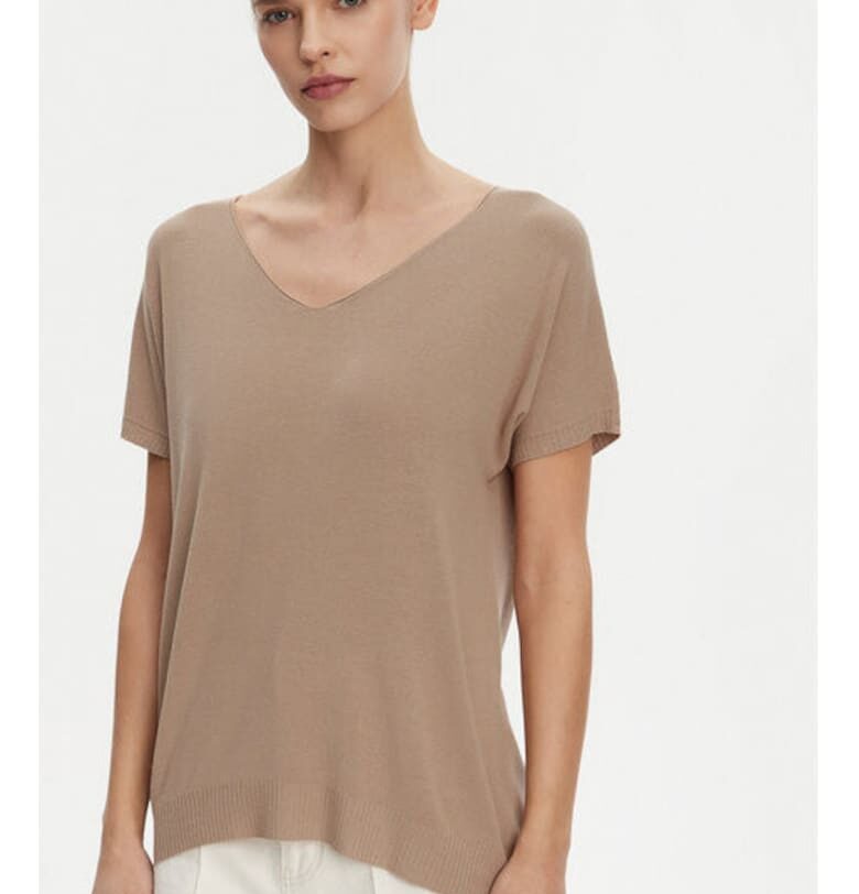 Дамски пуловер -  305341006 - Вискоза - Един размер INTL - Кафяв kontatto