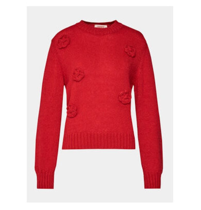 Дамски пуловер -  8000007756988 - Акрил/Полиамид/Мохер - Един размер INTL - Черен kontatto