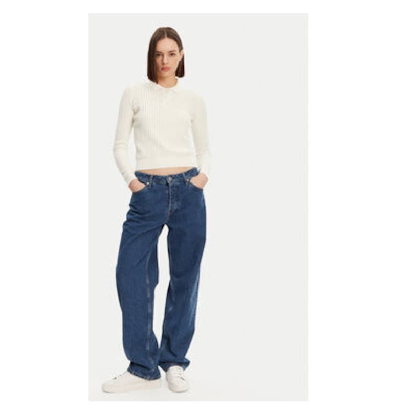 Дамски пуловер  AF9264 - Памук/Вълна - Екрю - Екрю Lacoste