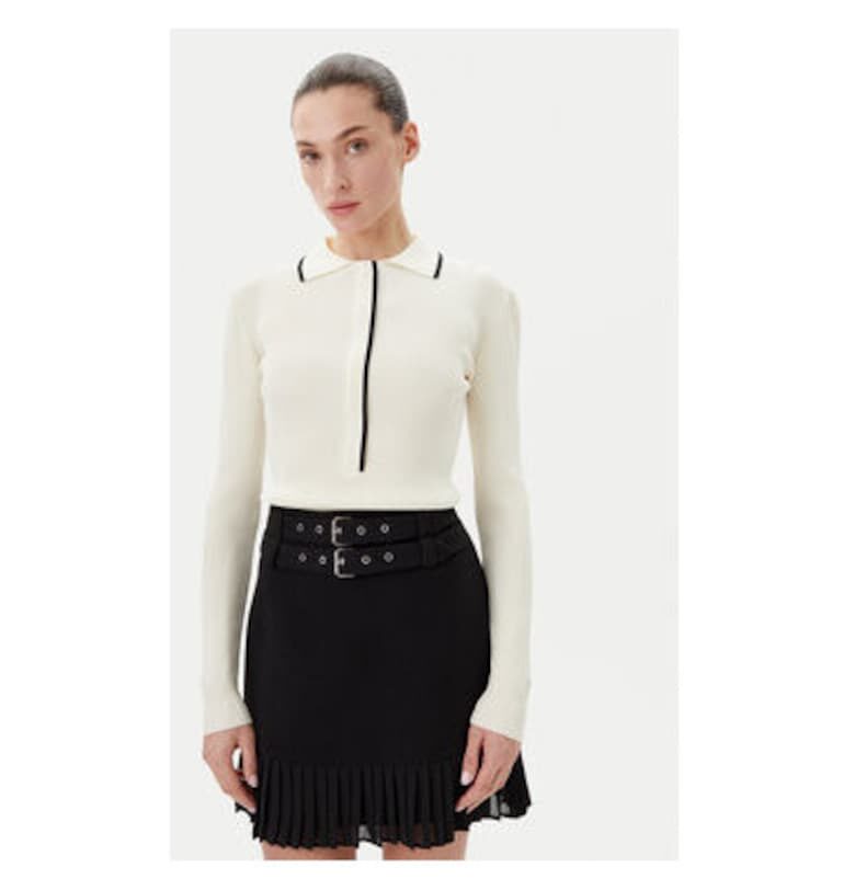 Дамски пуловер  BBW3653 - Вискоза/Полиамид - Бял - Бял Bruuns Bazaar