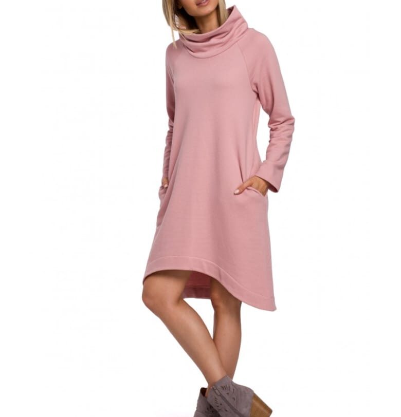 Асиметрична рокля с висока яка MOE