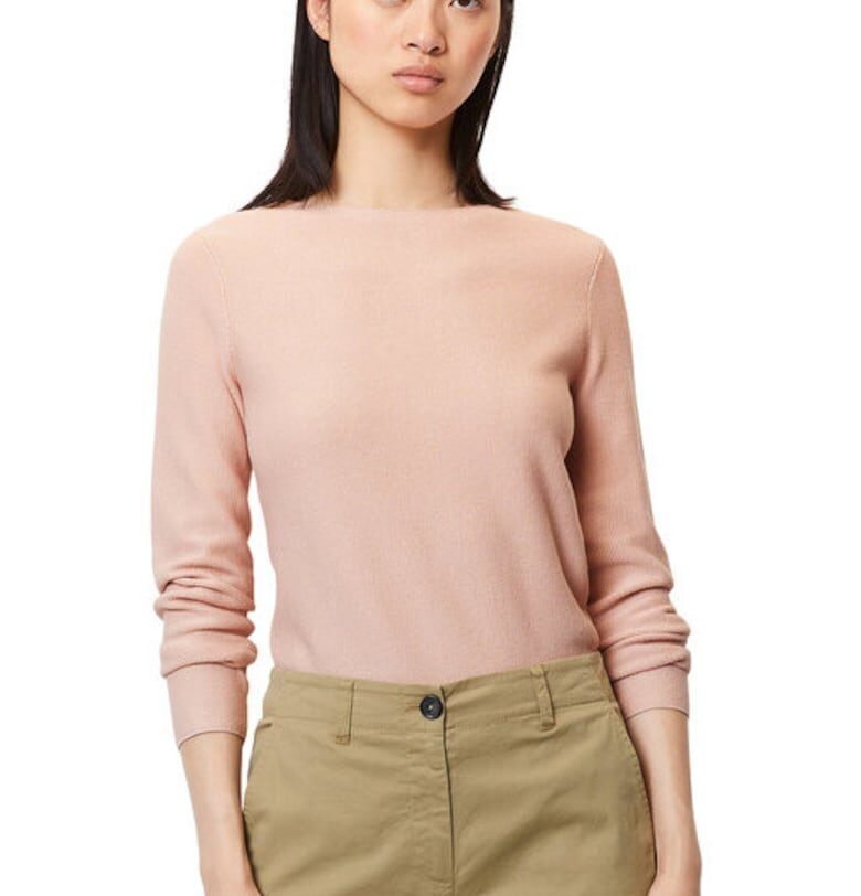 Дамски пуловер - Marc O'Polo - 302918553 - Памук - Розов - Розово marc o polo