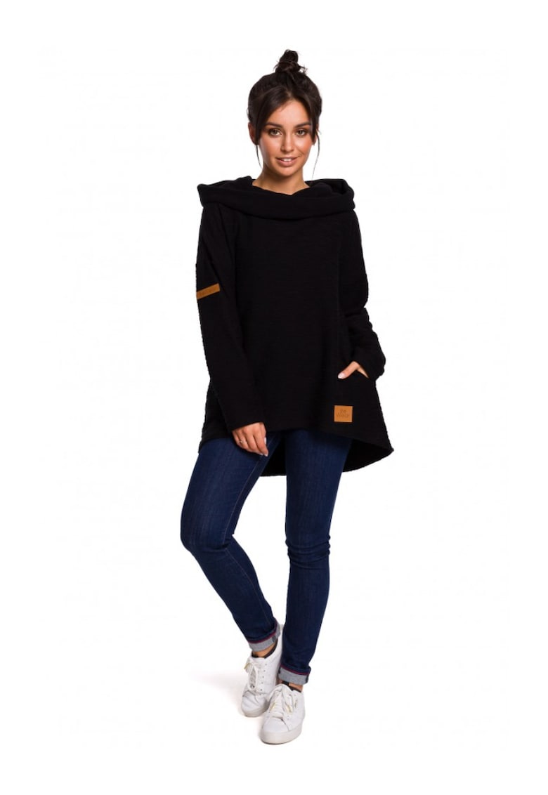 Дамски пуловер Meinolf - Черен BeWear