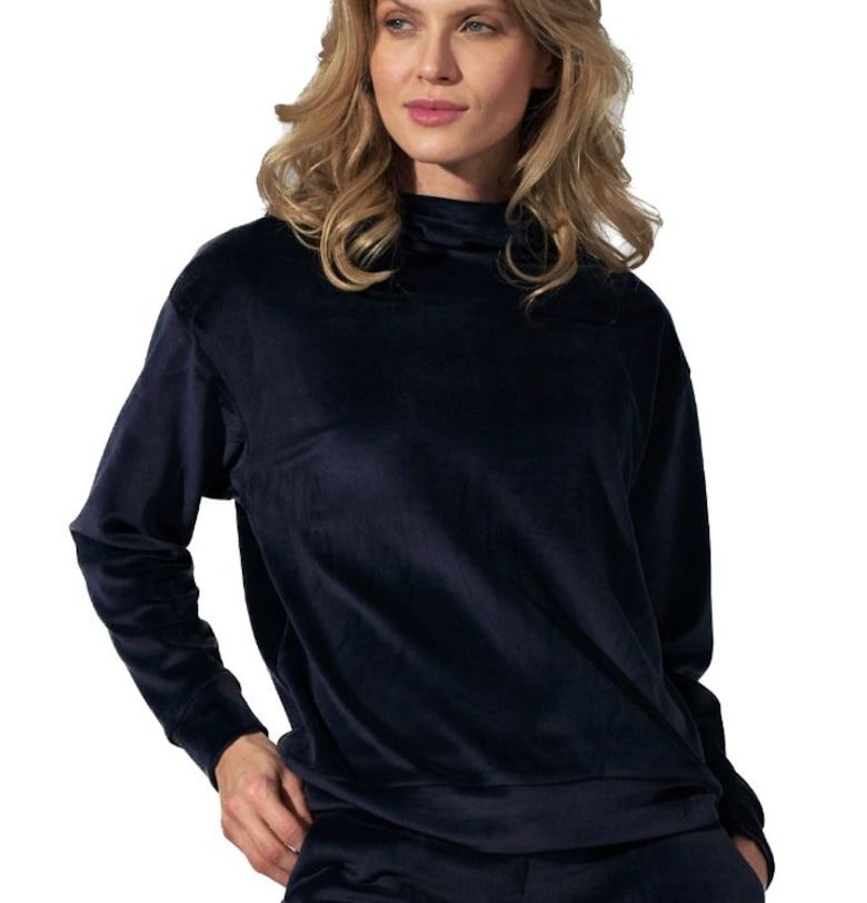 Дамски пуловер -  Ygenet - - Тъмносин Figl