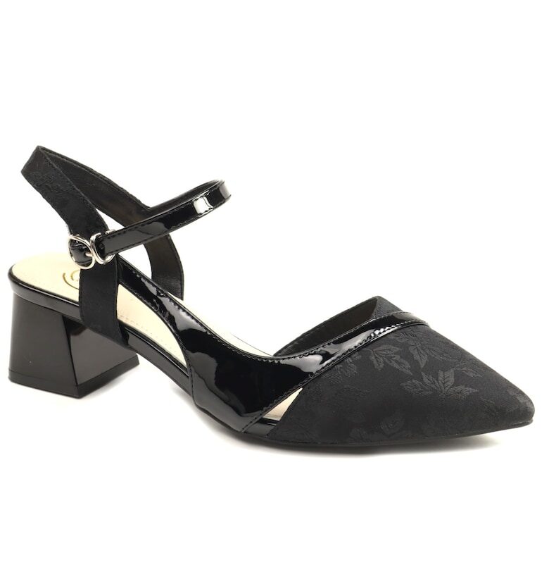 Дамски разкроени обувки 1396 15 - Черен FORMAZIONE