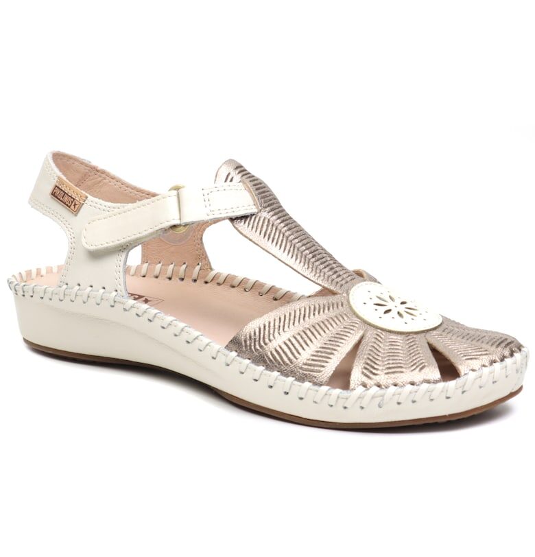 Дамски разкроени обувки 655 0575CLC1 бежови Pikolinos