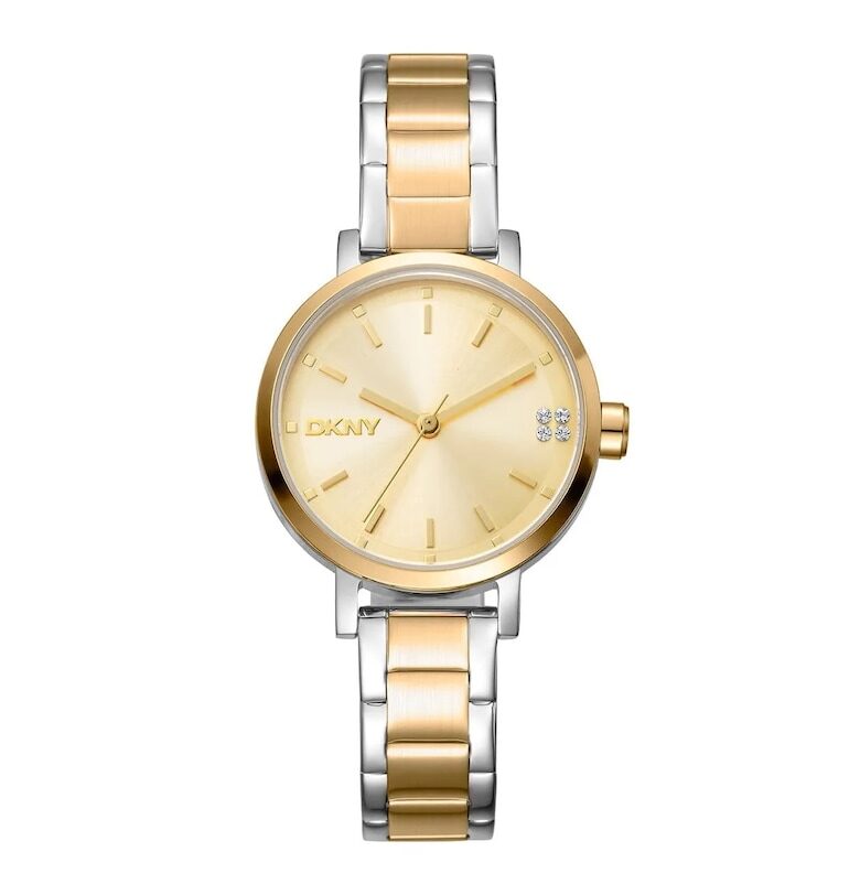 Дамски ръчен часовник  модел DK1L038M0075 - кварцов механизъм - 26-30 мм - стоманена каишка DKNY