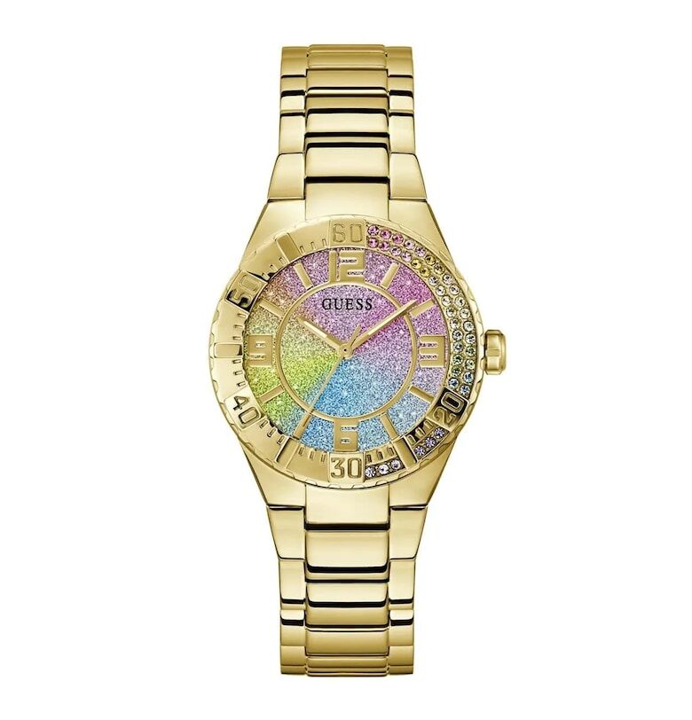 Дамски ръчен часовник -  стомана - 36мм - многоцветен GUESS