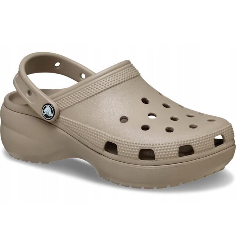 Дамски сабо Croslite от пяна - Класическа платформа 206750 - Бежово - Бежов Crocs