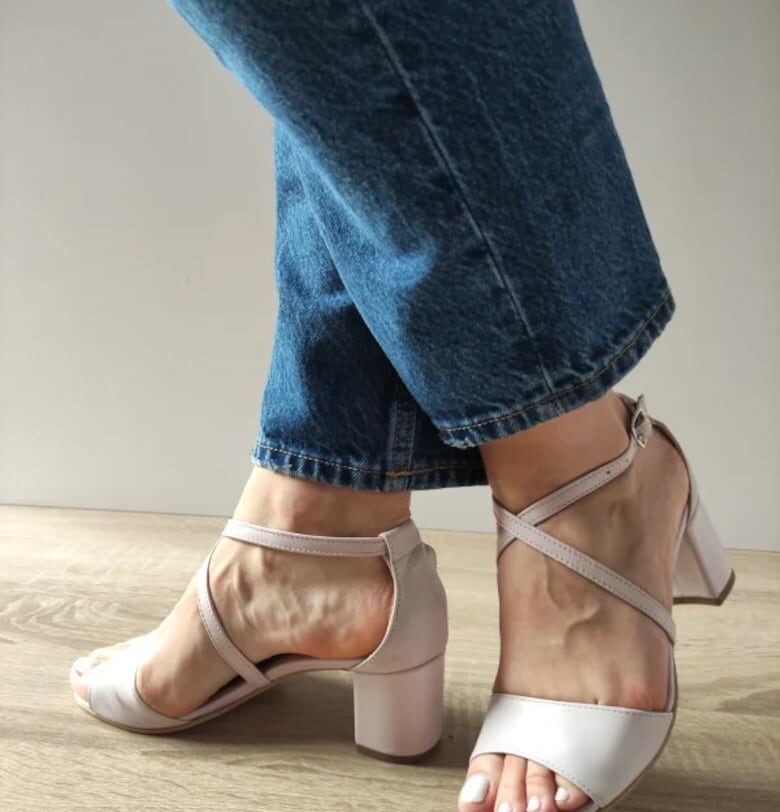 Дамски сандали  022 - Елегантни - Розови - Розово RICO