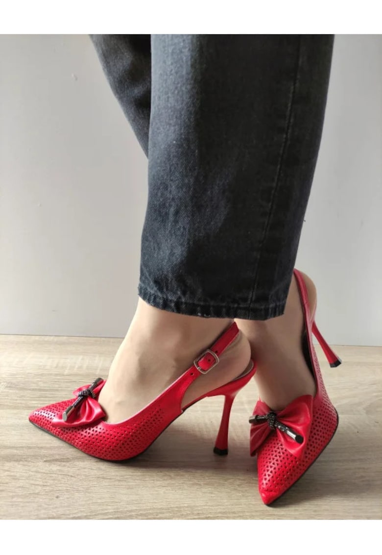 Дамски сандали 049 933 - Елегантни - червени - Червен DOGATI