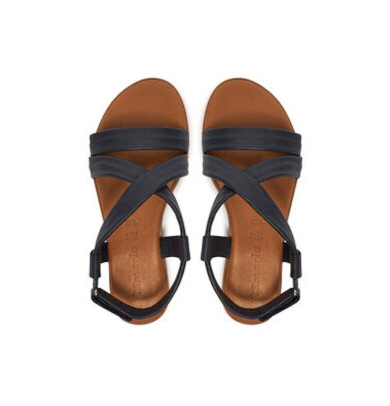 Дамски сандали - 1-28109-44 -  Естествена кожа - Тъмносин Tamaris