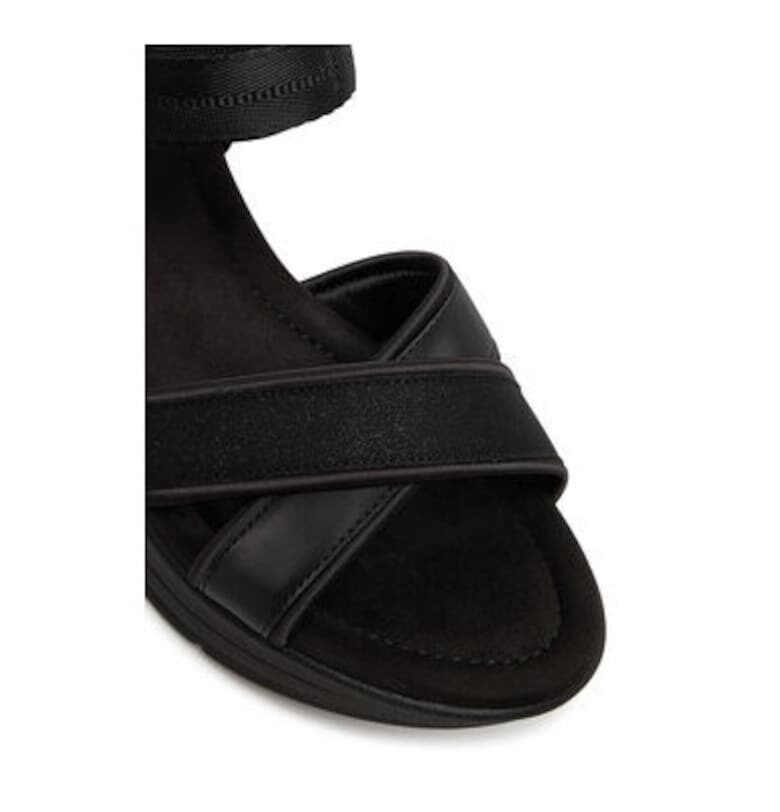 Дамски сандали - 1-28262-44 -  Текстил - Черен Tamaris