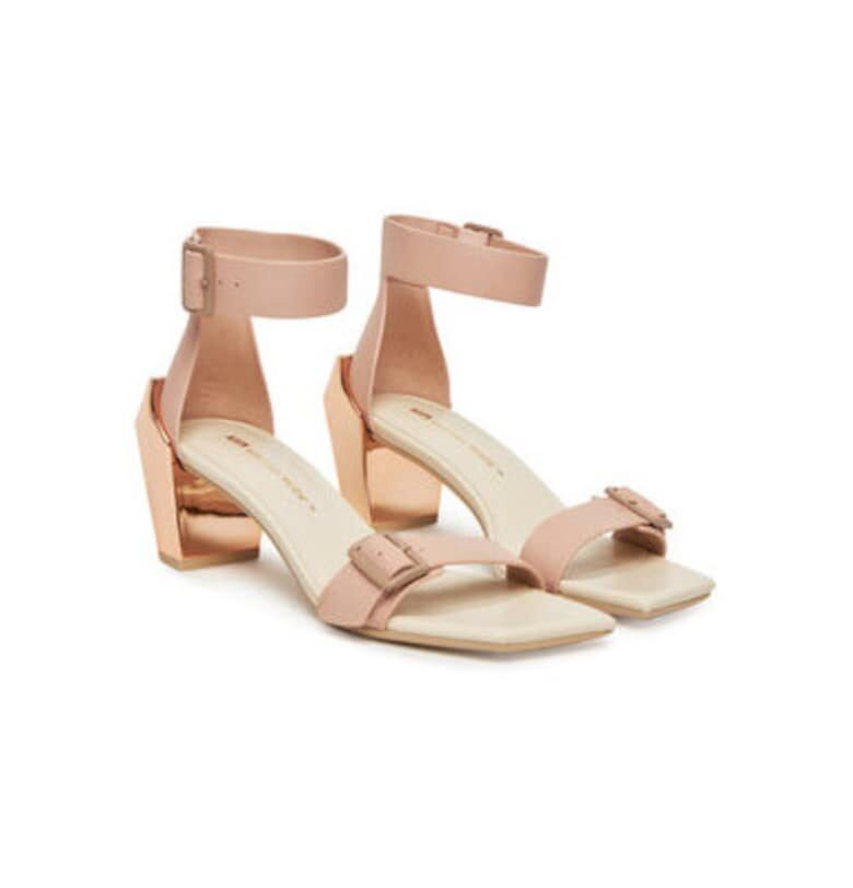 Дамски сандали - 1090586116 -  Естествена кожа - Бежов United Nude