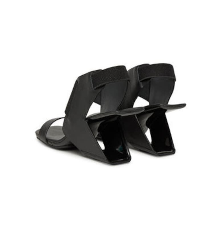 Дамски сандали - 109100116 -  Естествена кожа - Черен United Nude