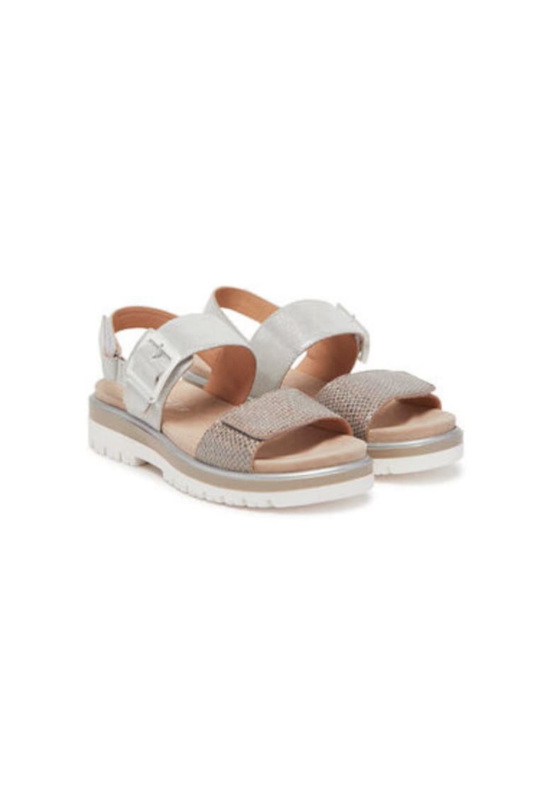 Дамски сандали - 12-21003-06 - Естествена кожа - Бял Ara