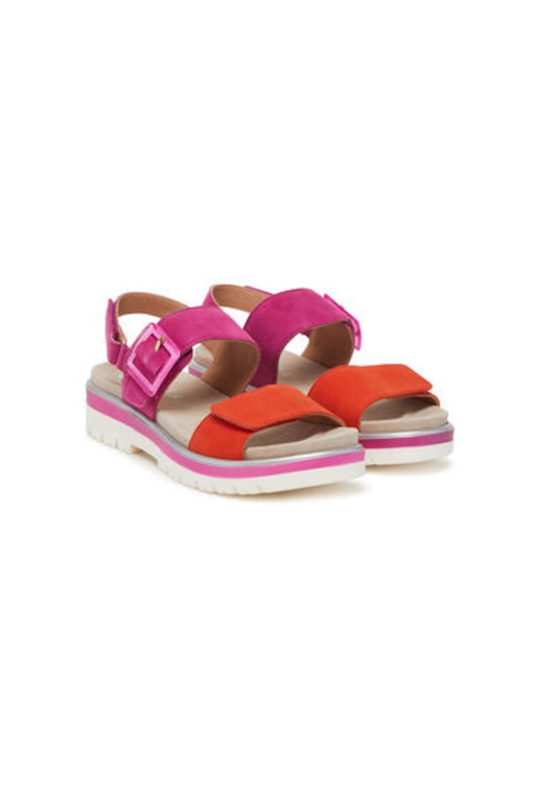 Дамски сандали - 12-21003-18 - Естествена кожа - Розово Ara