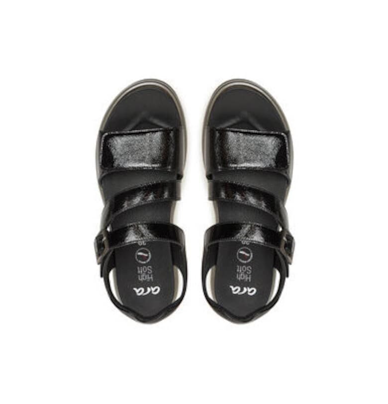 Дамски сандали - 12-21006-01 -  Естествена кожа - Черен Ara