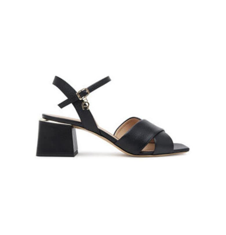 Дамски сандали - 1251100 -  Естествена кожа - Черен Aigner