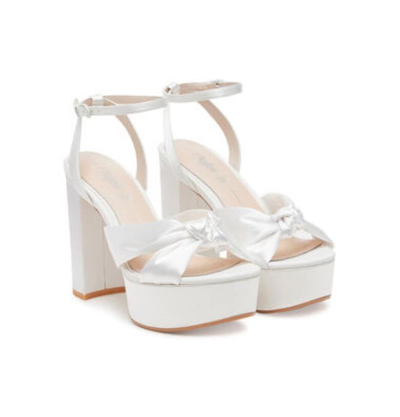 Дамски сандали - 1291547 -  Текстил - Бял Buffalo