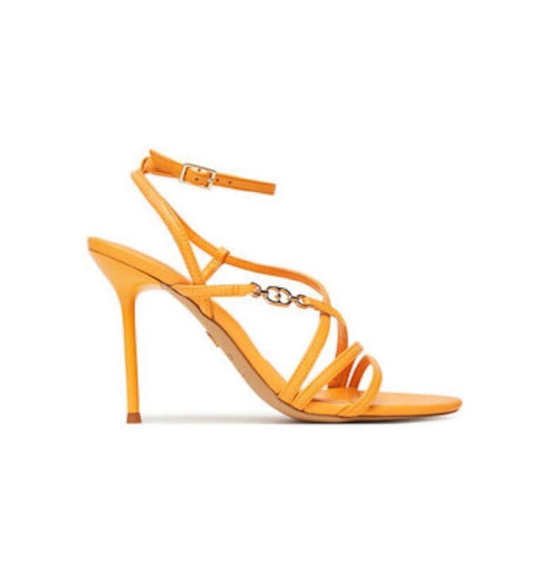 Дамски сандали - 13967476 -  Екокожа - Оранжев Aldo