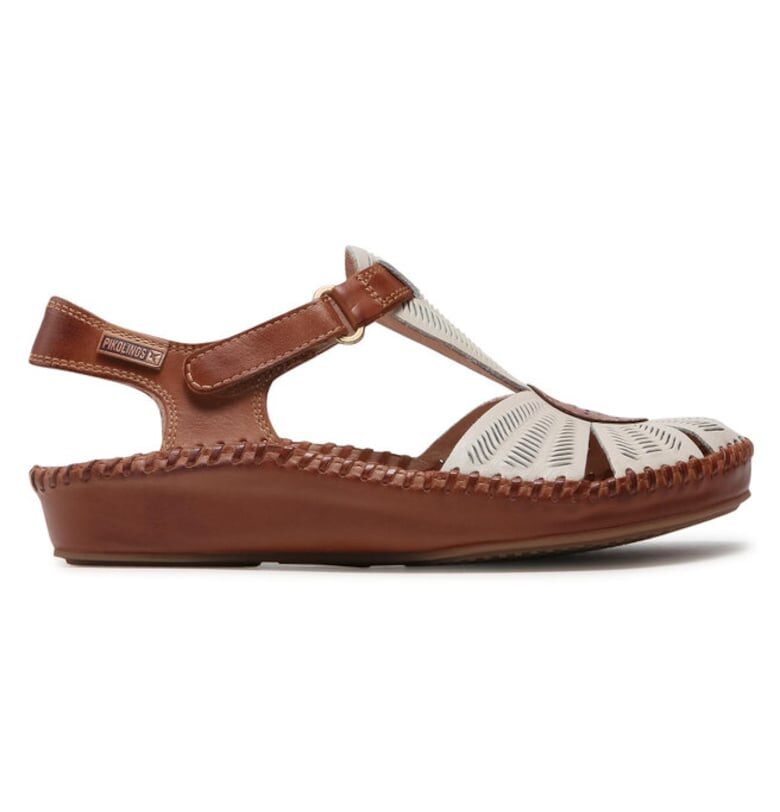 Дамски сандали -  20790530641 - Естествена кожа - Кафяв Pikolinos