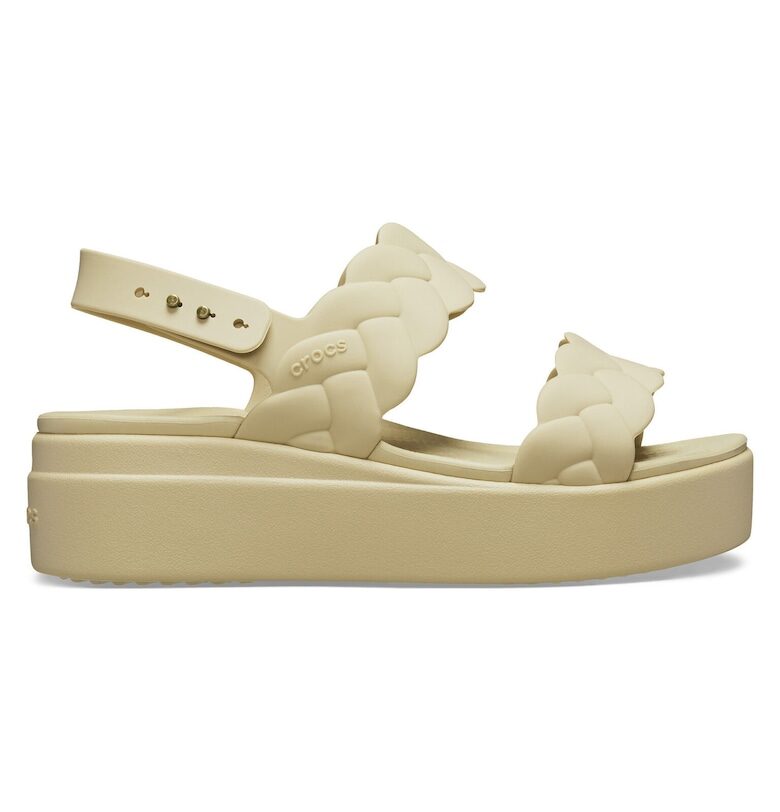 Дамски сандали - 209977 -  Синтетика - Бежов Crocs