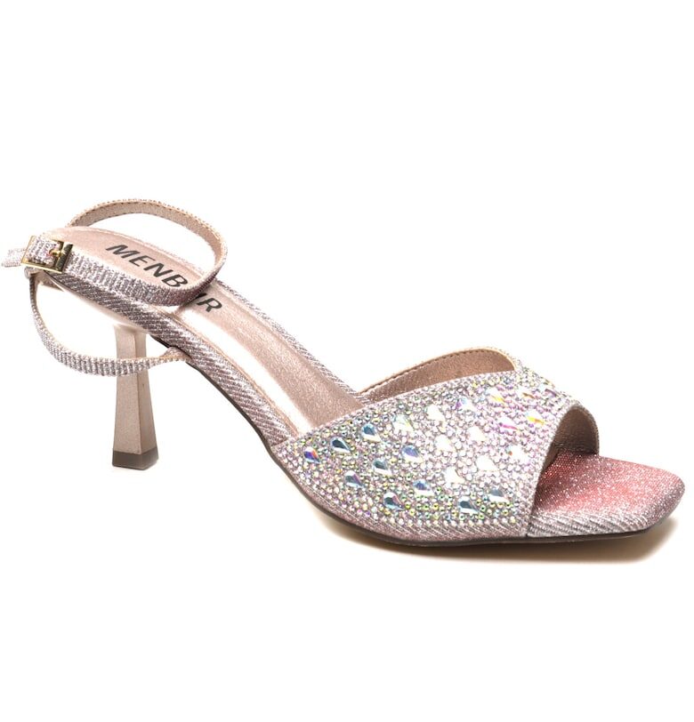 Дамски сандали  24872 сив металик Menbur