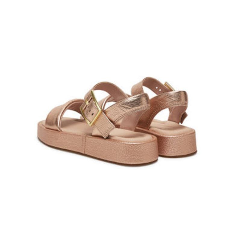 Дамски сандали - 26181223 -  Естествена кожа - Златист Clarks