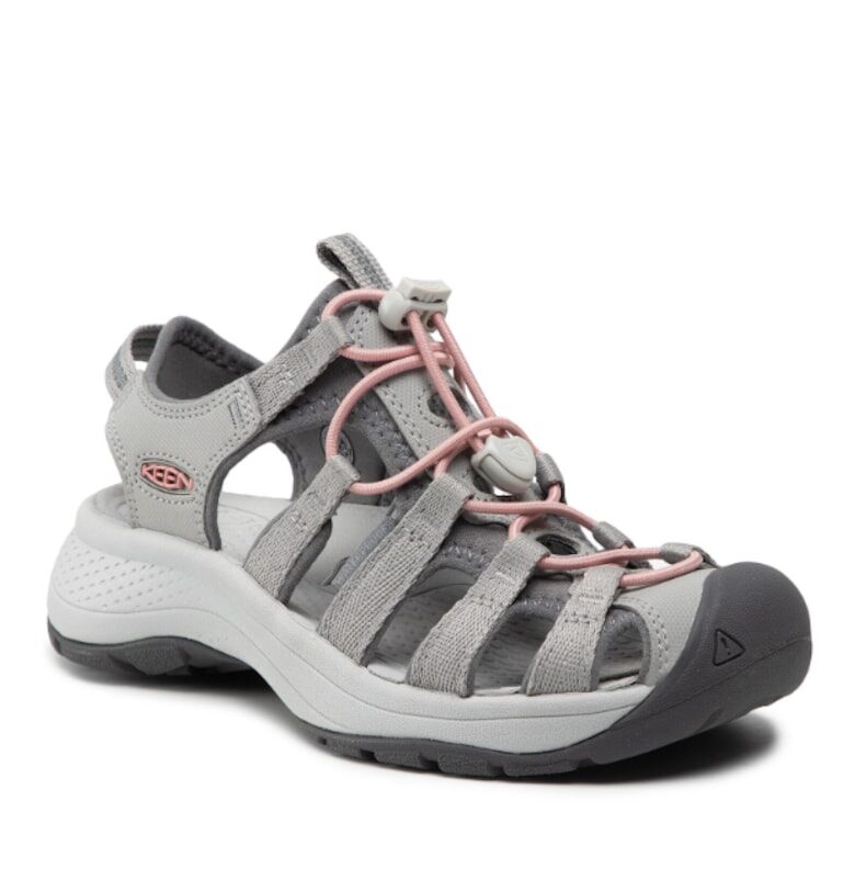 Дамски сандали -  300432105 - Сиви - Текстил - Сив Keen