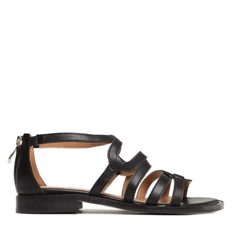 Дамски сандали -  30234109236 - Естествена кожа - Черен RPolanski