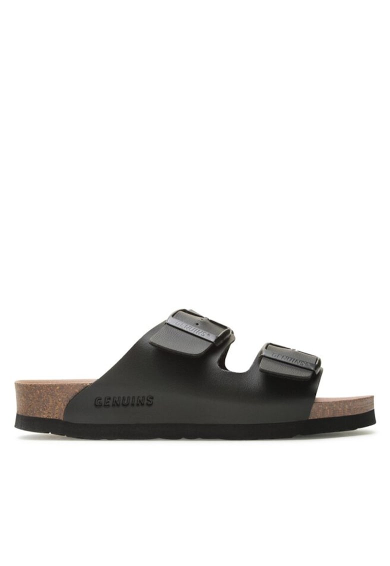 Дамски сандали 302848676 - Текстил - Черен - Черен GENUINS