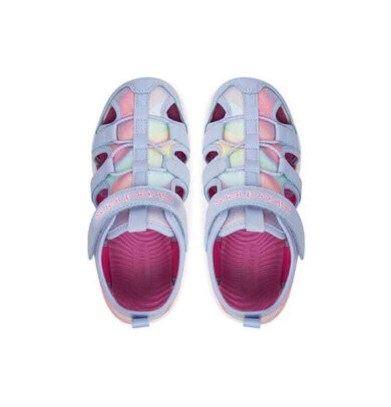 Дамски сандали - 303276L -  Еко кожа - Лилав Skechers