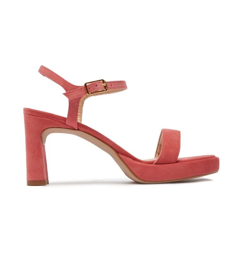 Дамски сандали -  303554 - Естествена кожа - Розови - Unisa