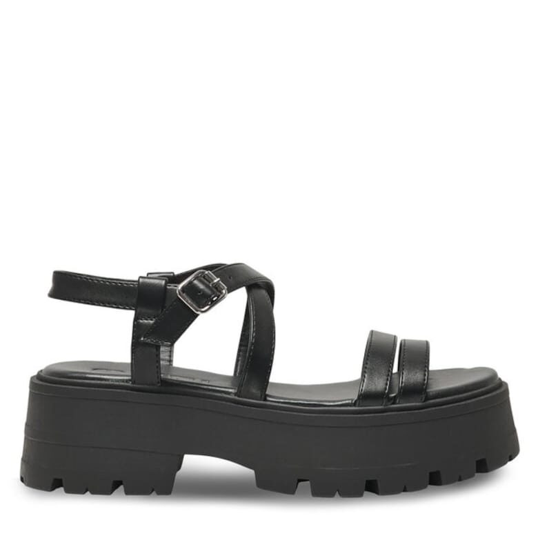 Дамски сандали  303569501 - Екокожа - Черни ONLY Shoes