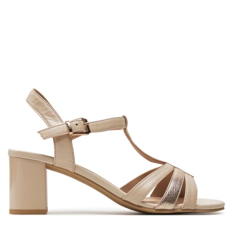 Дамски сандали  303664718 - Естествена кожа - Бежови Caprice