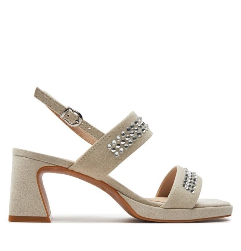 Дамски сандали  303669850 - Велур - Сив Caprice