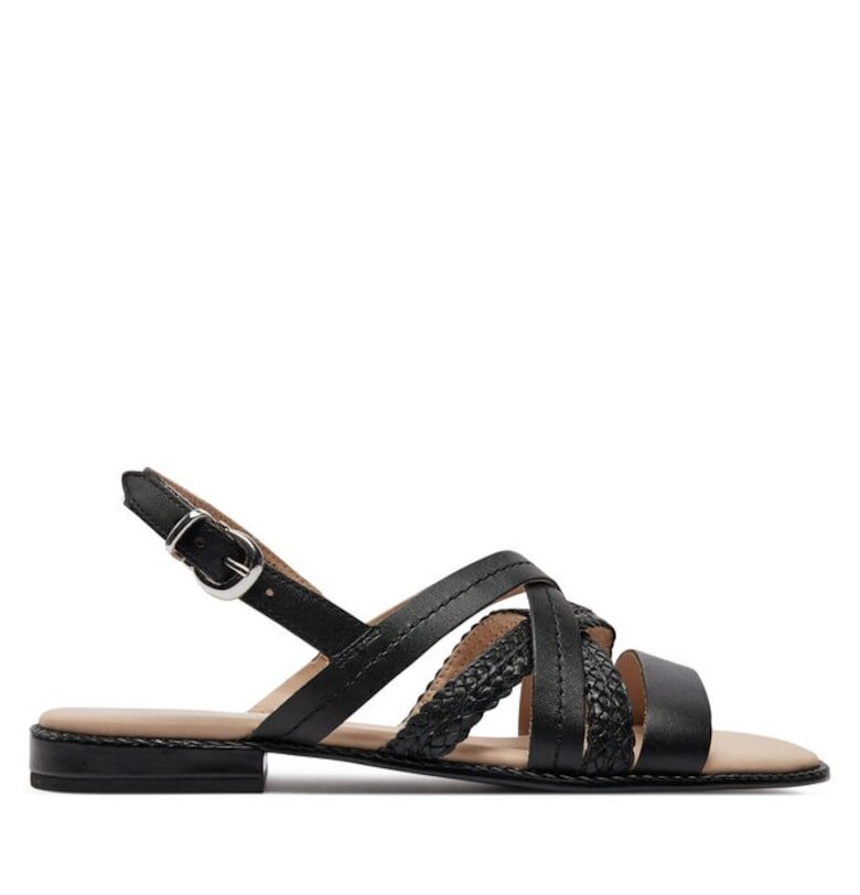 Дамски сандали -  30367905736 - Естествена кожа - Черен Caprice