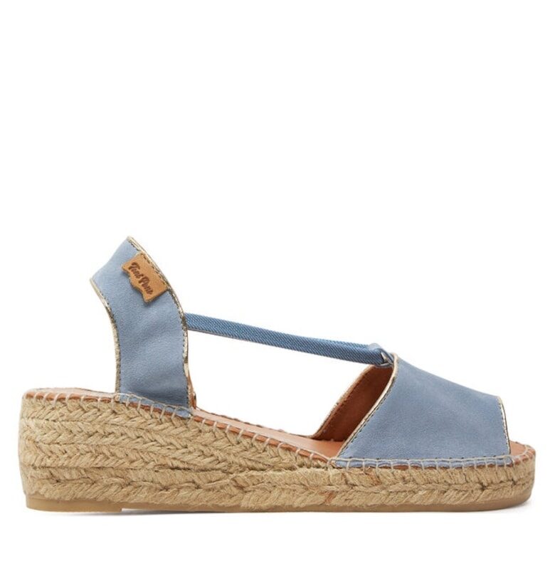 Дамски сандали  303680527 - Велур - Син Toni Pons