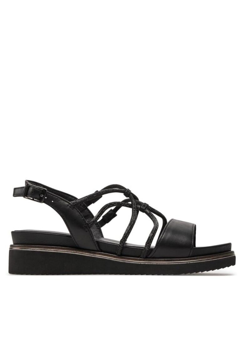 Дамски сандали 303735395 - Естествена кожа - Черен Tamaris