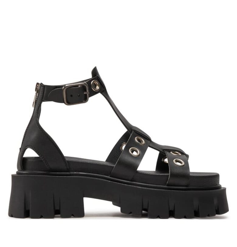 Дамски сандали  303967963 - Екокожа - Черни Altercore