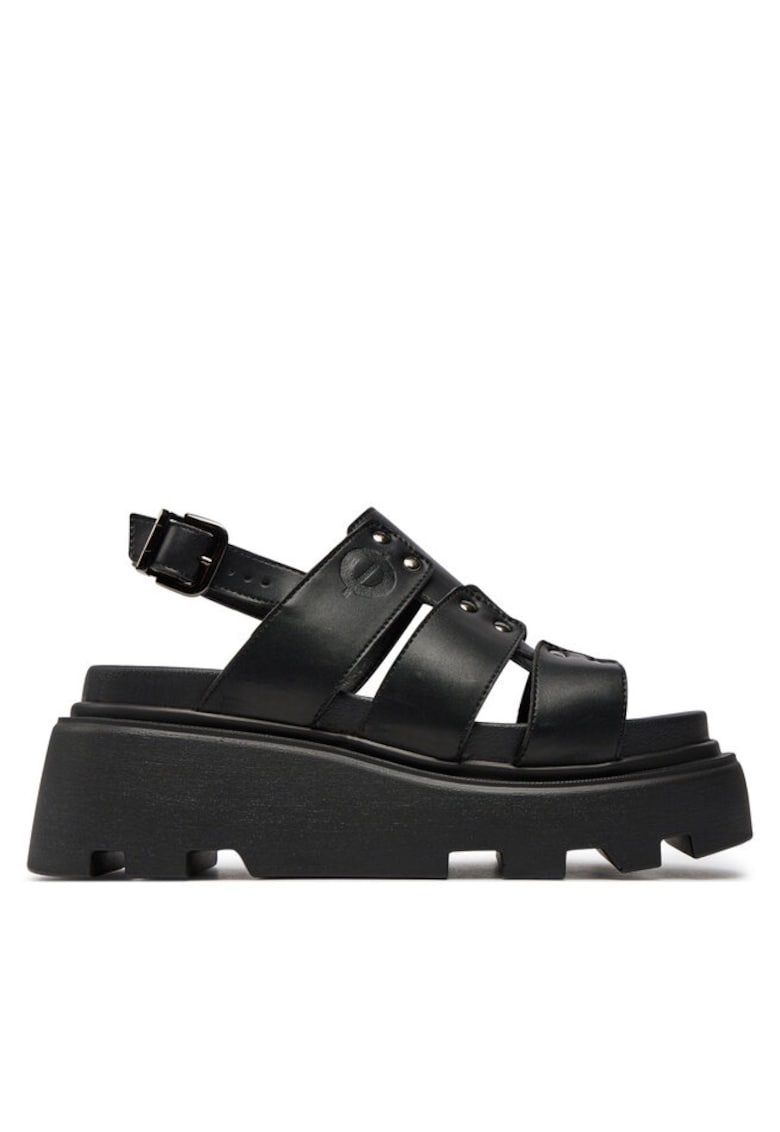 Дамски сандали 303968014 - Екокожа - Черни Altercore