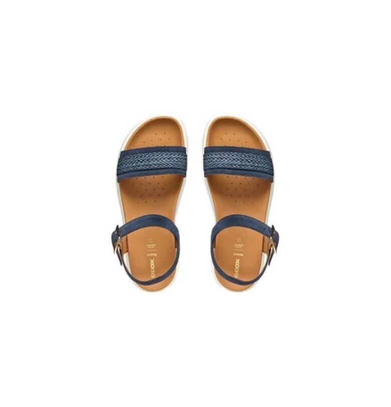 Дамски сандали  304623301 - Естествена кожа - - Син Geox