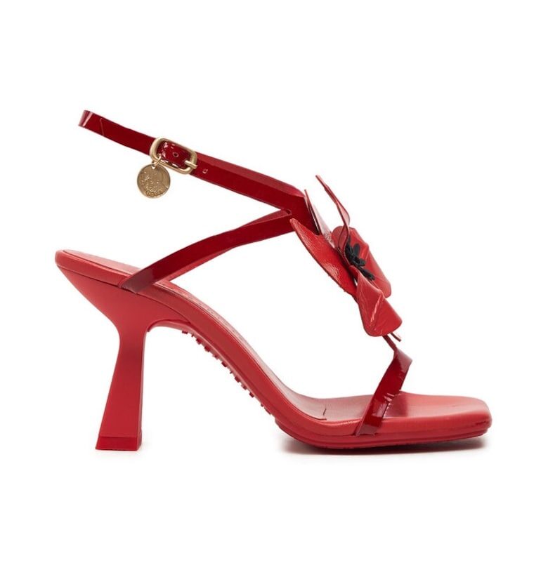 Дамски сандали  304657 Естествена кожа Черни Hispanitas