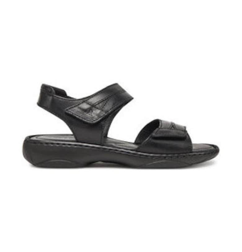 Дамски сандали -  304970757 - естествена кожа - черен - Josef Seibel