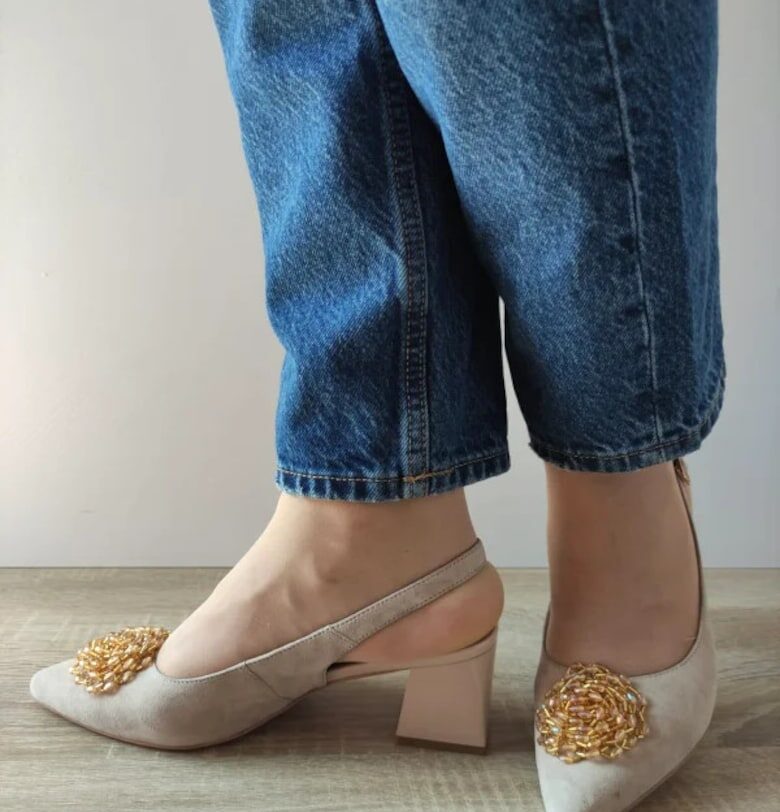 Дамски сандали  360013A 03-I - Елегантни - Бежов велур - Бежов - Бежов Epica