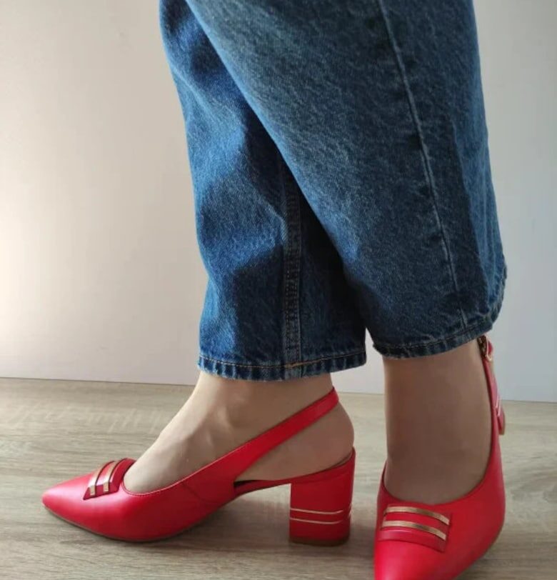 Дамски сандали  360046B 05-N - Елегантни - червени - Червен Epica