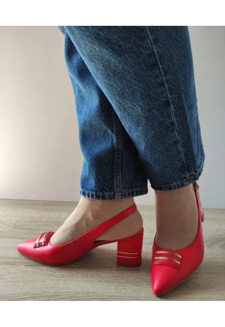 Дамски сандали 360046B 05-N - Елегантни - червени - Червен Epica